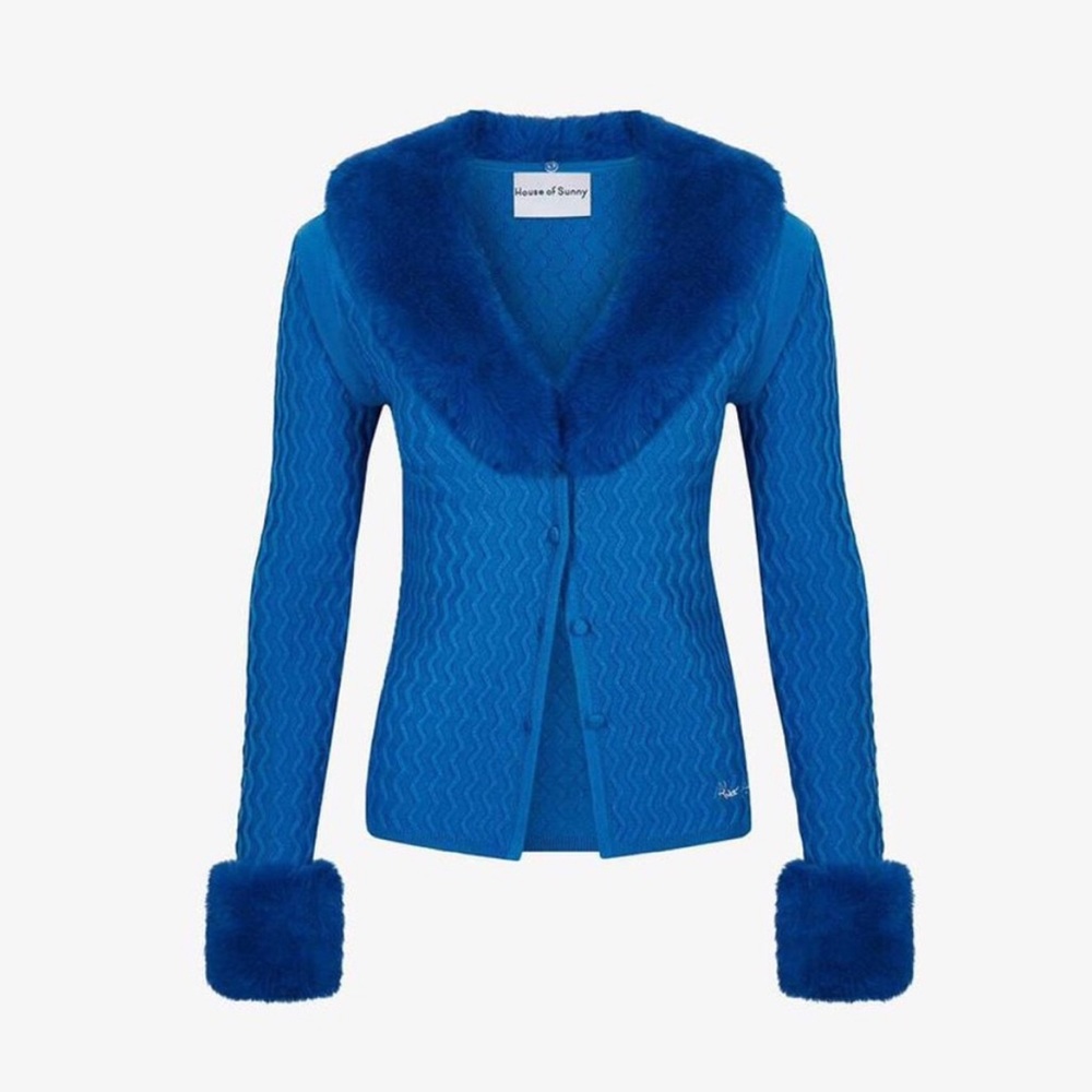 NWT House of Sunny Midnight Swirl Peggy Cardigan